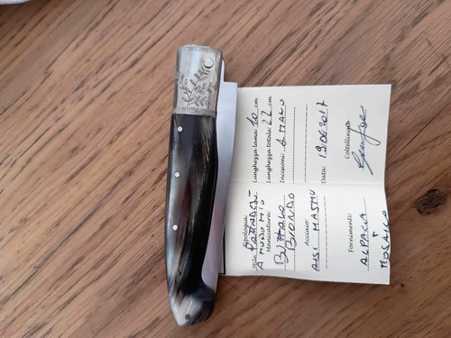 Coltello artigianale sardo con - artigianale,